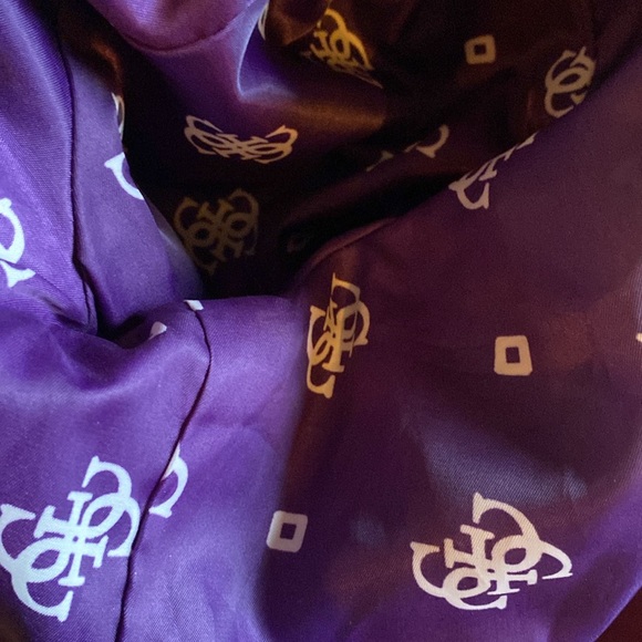 Purple Guess lightweight short trenchcoat. Pea coat. - Picture 6 of 7